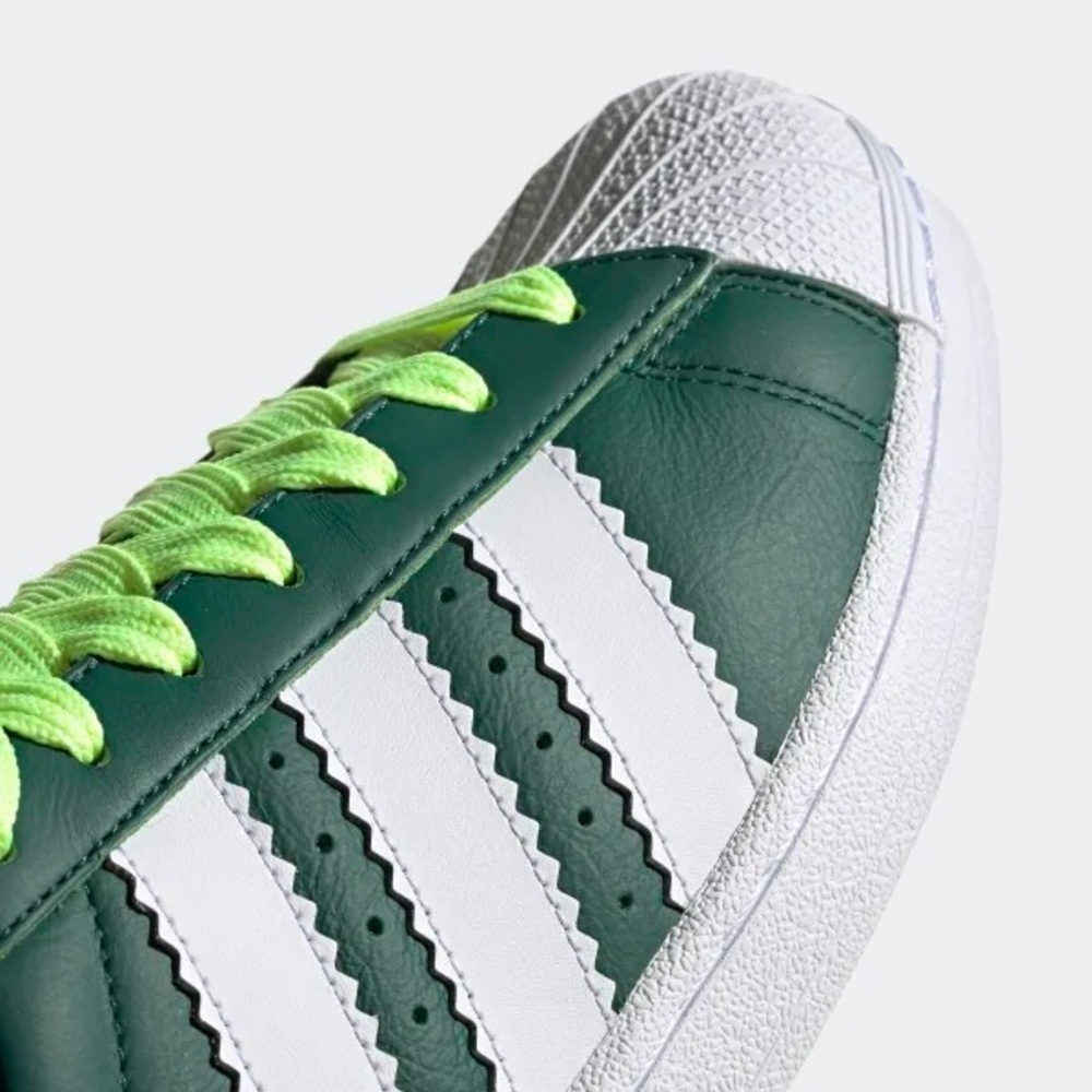 Adidas Superstar BD7419 Green Men’s US 5 NIB 3 options laces